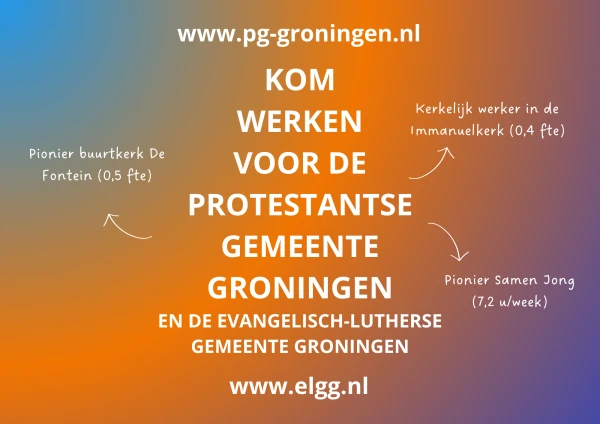 Kom werken bij de kerk in Stad!